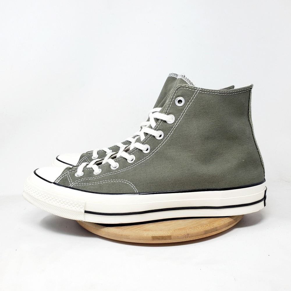 Converse Chuck Taylor 70 Shoes Mens 12 Green Hi Top Lace Up Retro Sneakers
